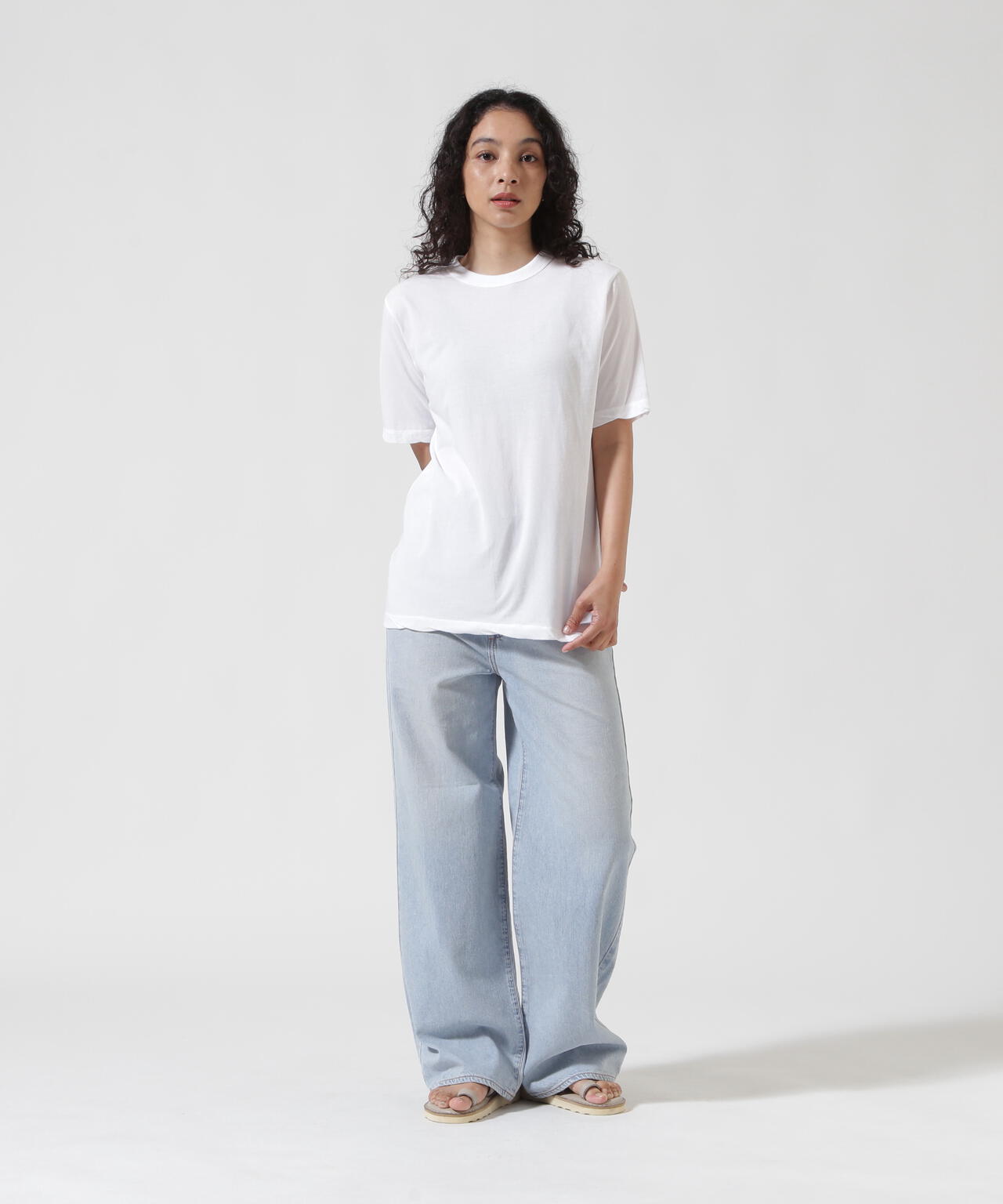 ATON (エイトン) FRESCA SINGLE JERSEY/SATNDARD T-SHIRT