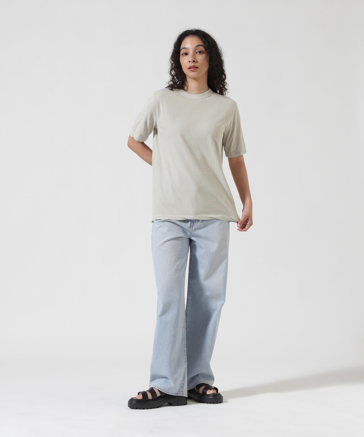 ATON (エイトン) FRESCA SINGLE JERSEY/SATNDARD T-SHIRT