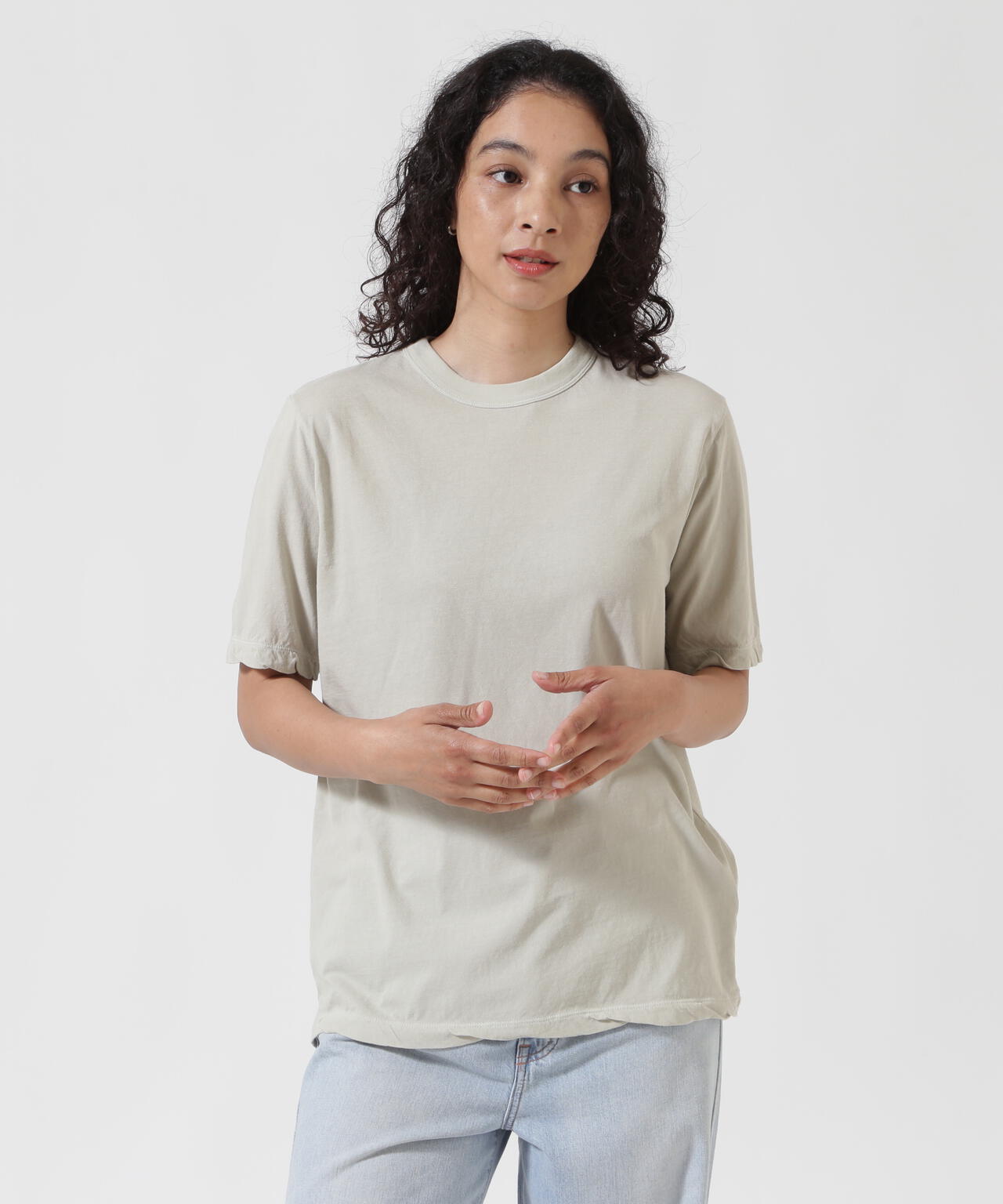 ATON (エイトン) FRESCA SINGLE JERSEY/SATNDARD T-SHIRT