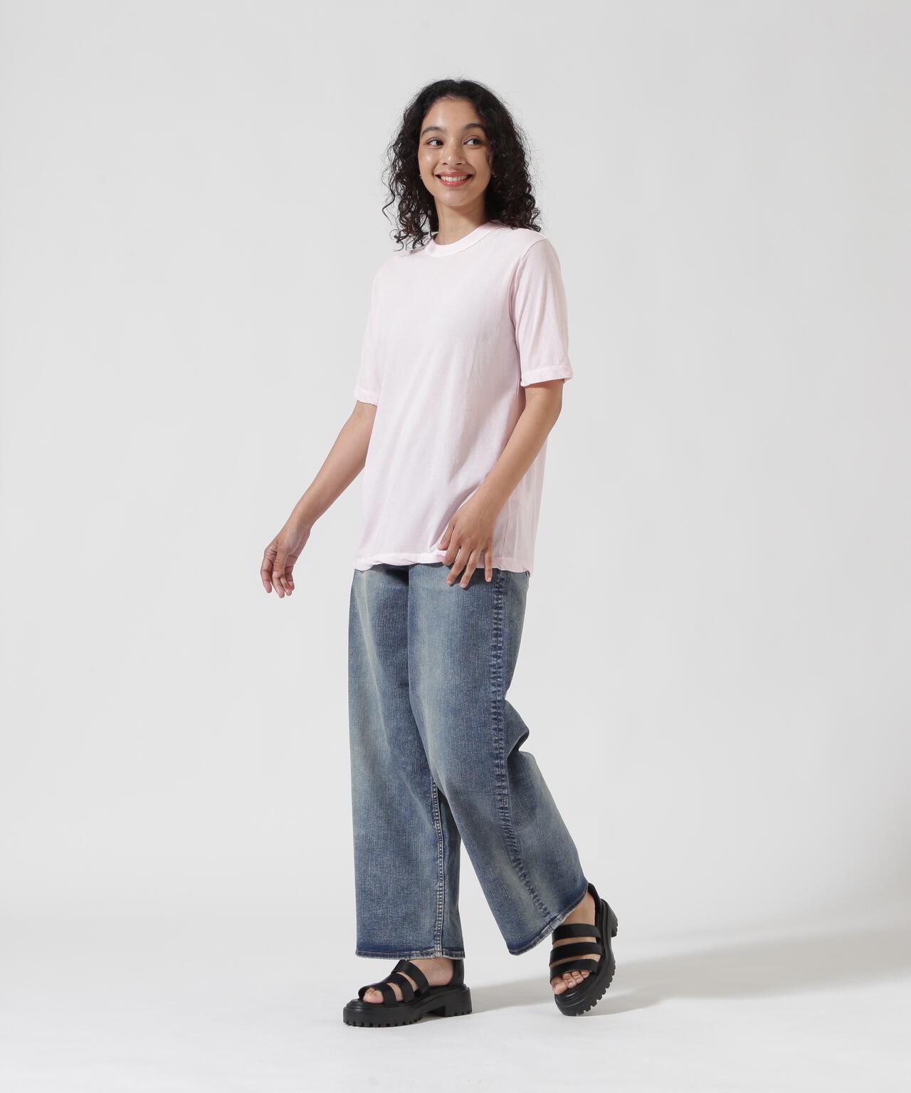 ATON (エイトン) FRESCA SINGLE JERSEY/SATNDARD T-SHIRT