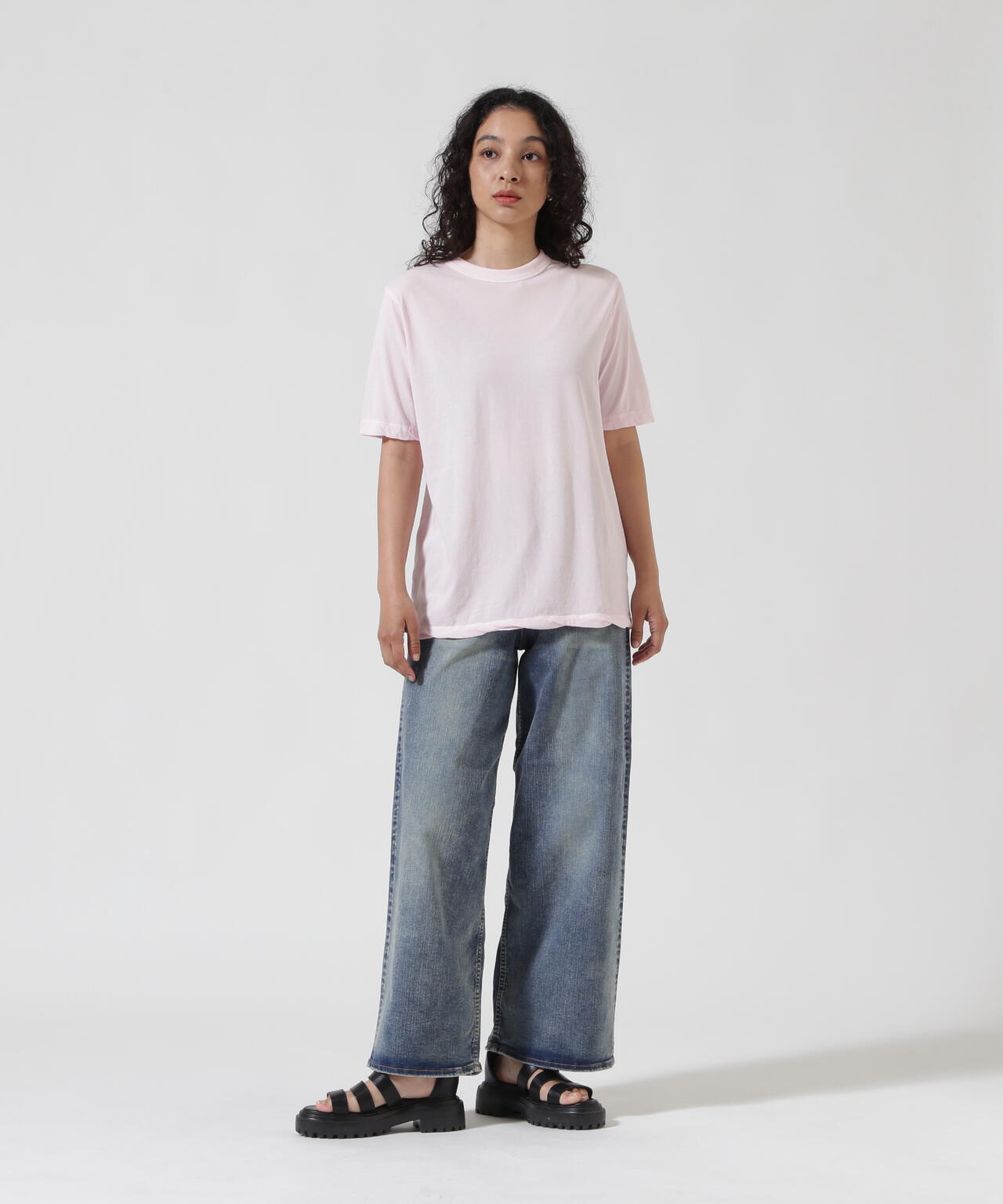 ATON (エイトン) FRESCA SINGLE JERSEY/SATNDARD T-SHIRT