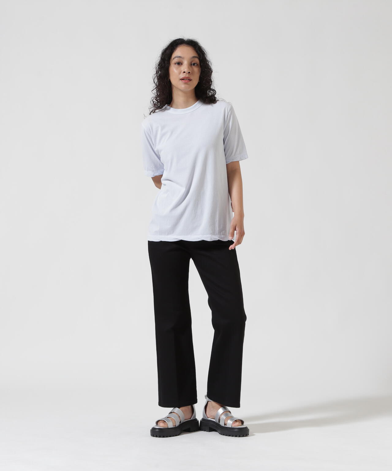 ATON (エイトン) FRESCA SINGLE JERSEY/SATNDARD T-SHIRT