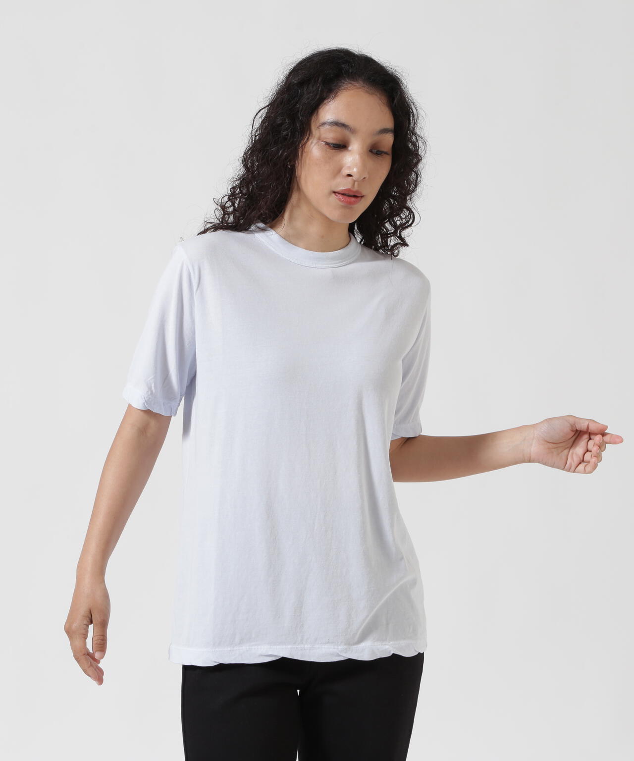 ATON (エイトン) FRESCA SINGLE JERSEY/SATNDARD T-SHIRT