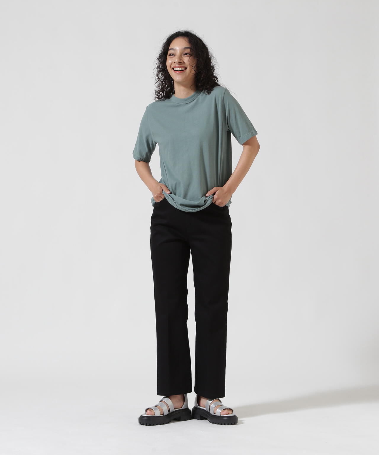 ATON (エイトン) FRESCA SINGLE JERSEY/SATNDARD T-SHIRT