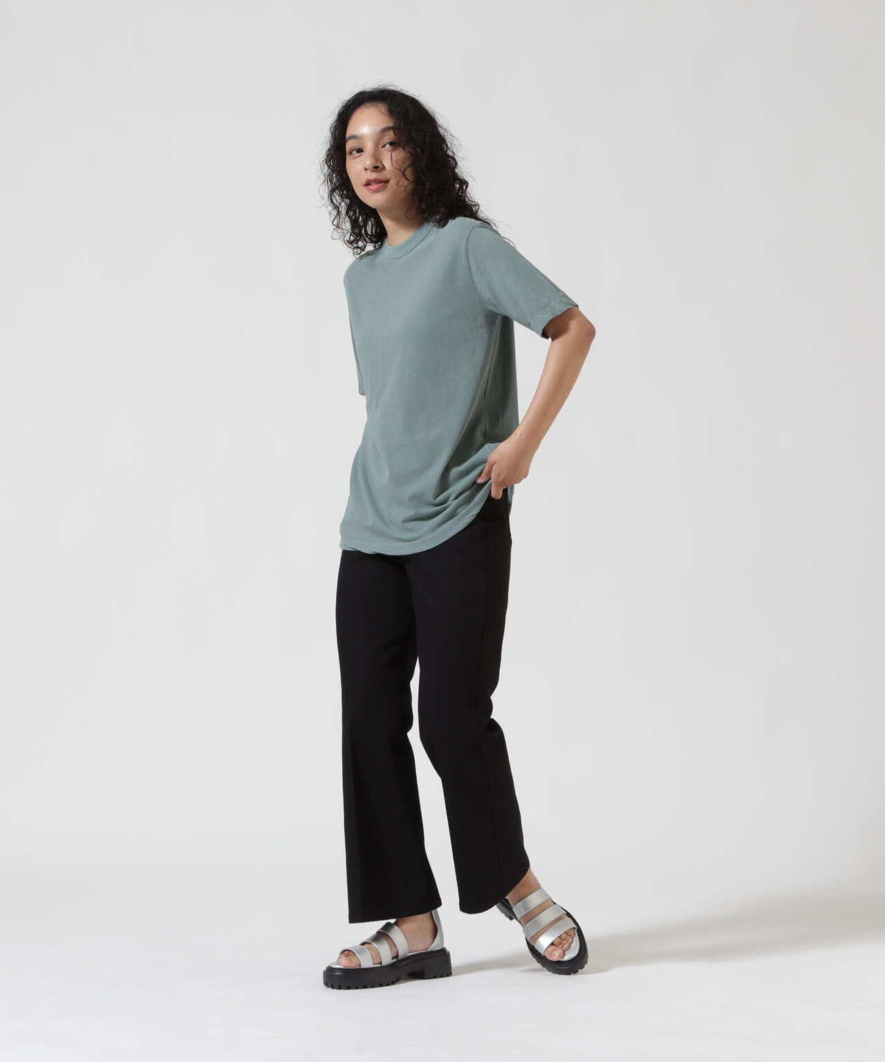 ATON (エイトン) FRESCA SINGLE JERSEY/SATNDARD T-SHIRT