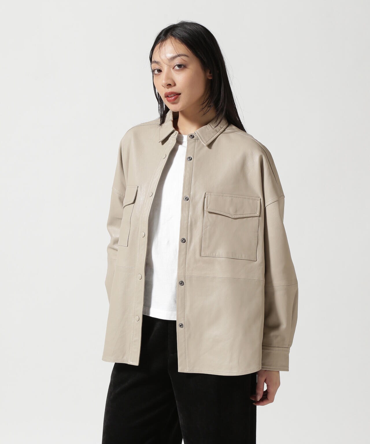 NCB neat caprice brand(エヌシービーニートカプリスブランド) WOMENS SHEEP SHIRTS