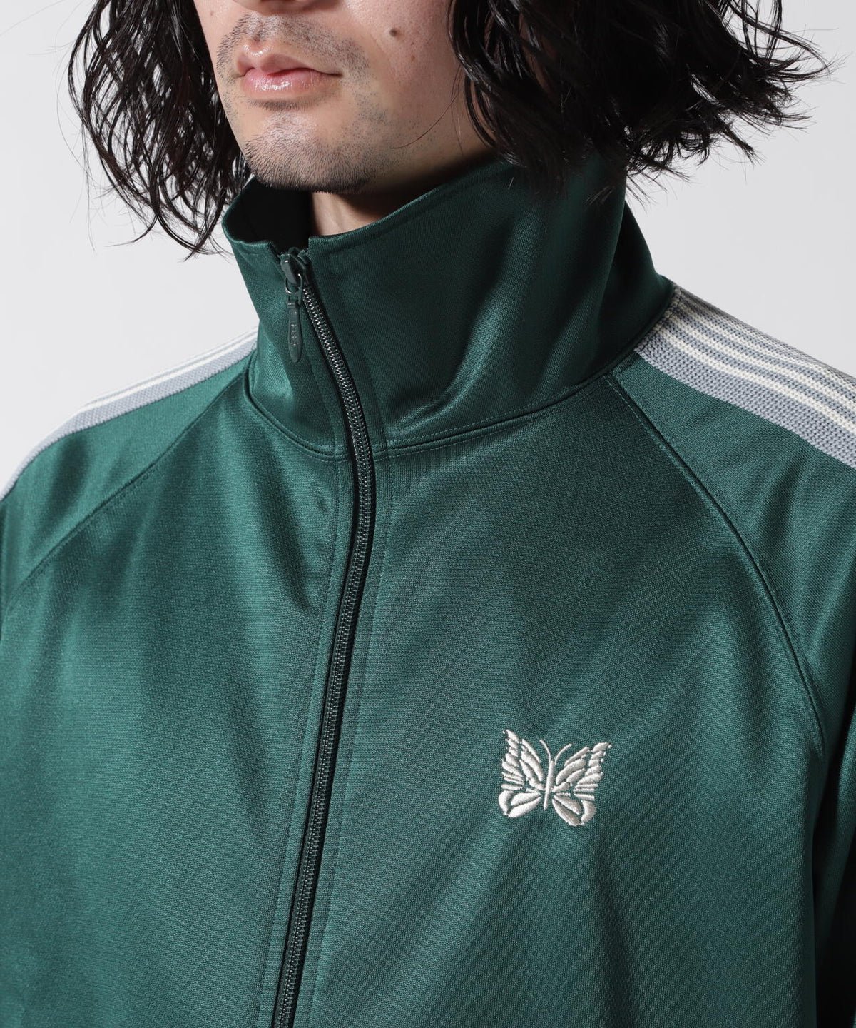 NEEDLES【B'2nd EXCLUSIVE】Track jkt poly smooth