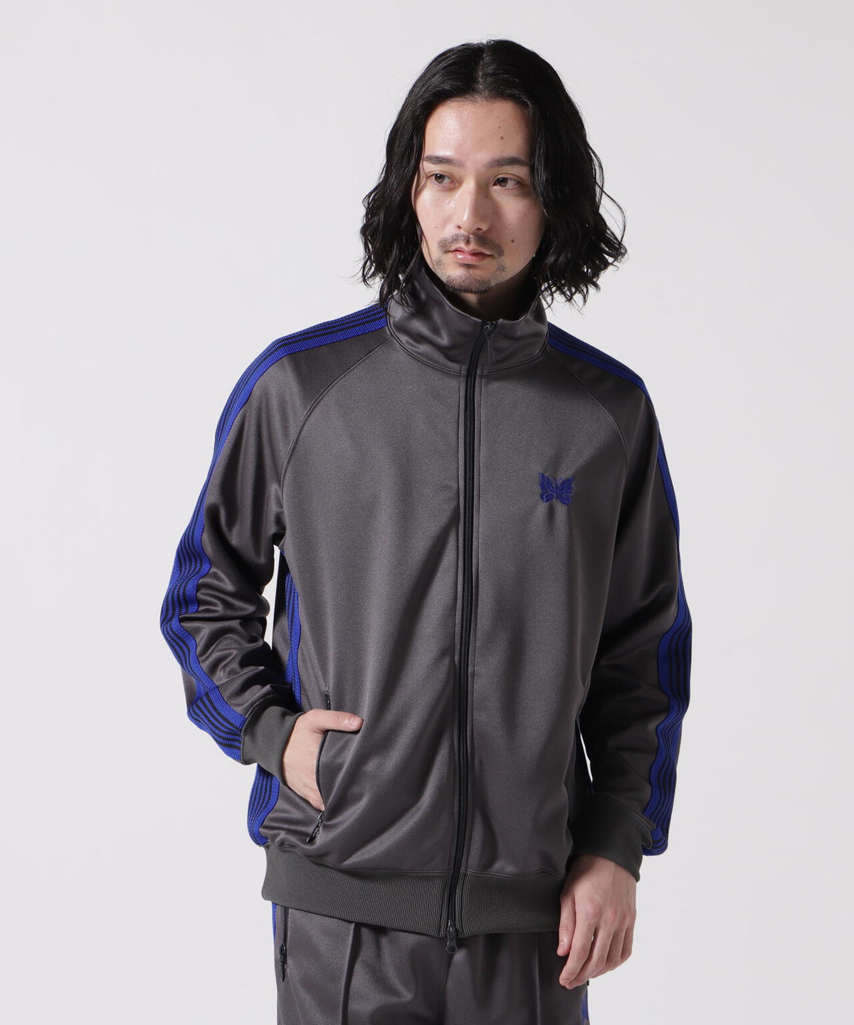 NEEDLES【B'2nd EXCLUSIVE】Track jkt poly smooth