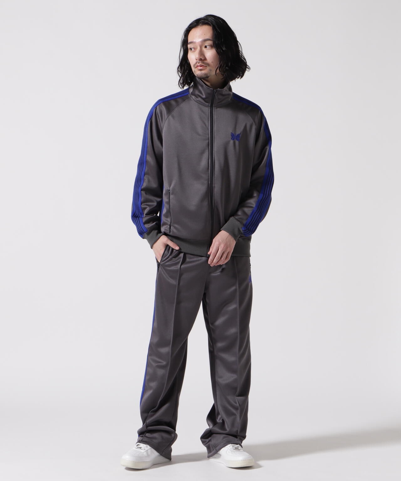 NEEDLES【B'2nd EXCLUSIVE】Track jkt poly smooth