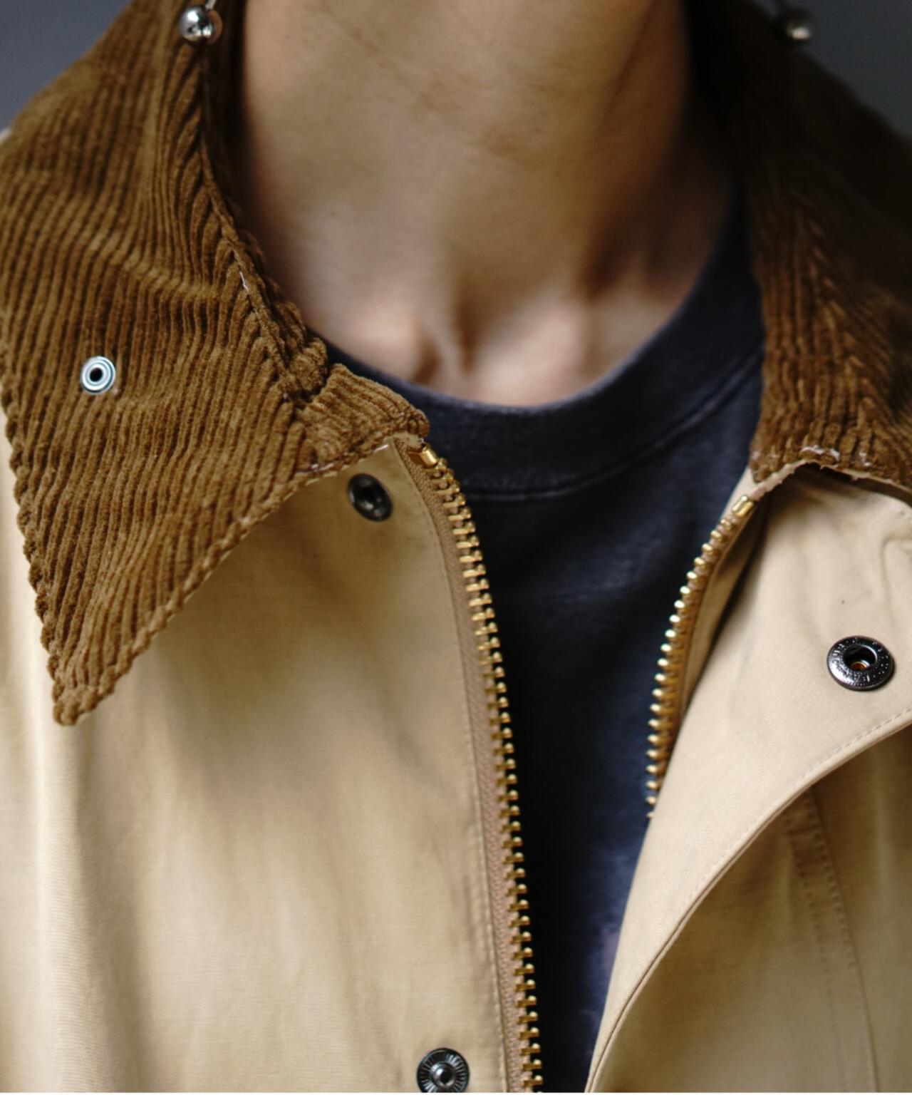 Barbour(バブアー)TRANSPORT / トランスポート/ピーチスキン コットン ショートレングスブルゾン
