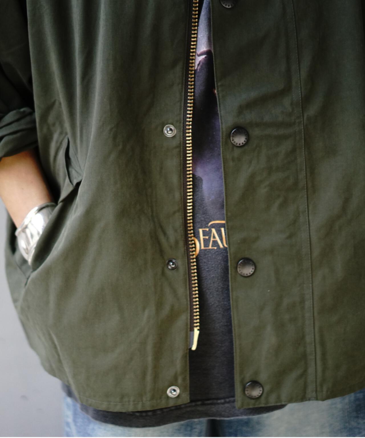Barbour(バブアー)TRANSPORT / トランスポート/ピーチスキン コットン ショートレングスブルゾン