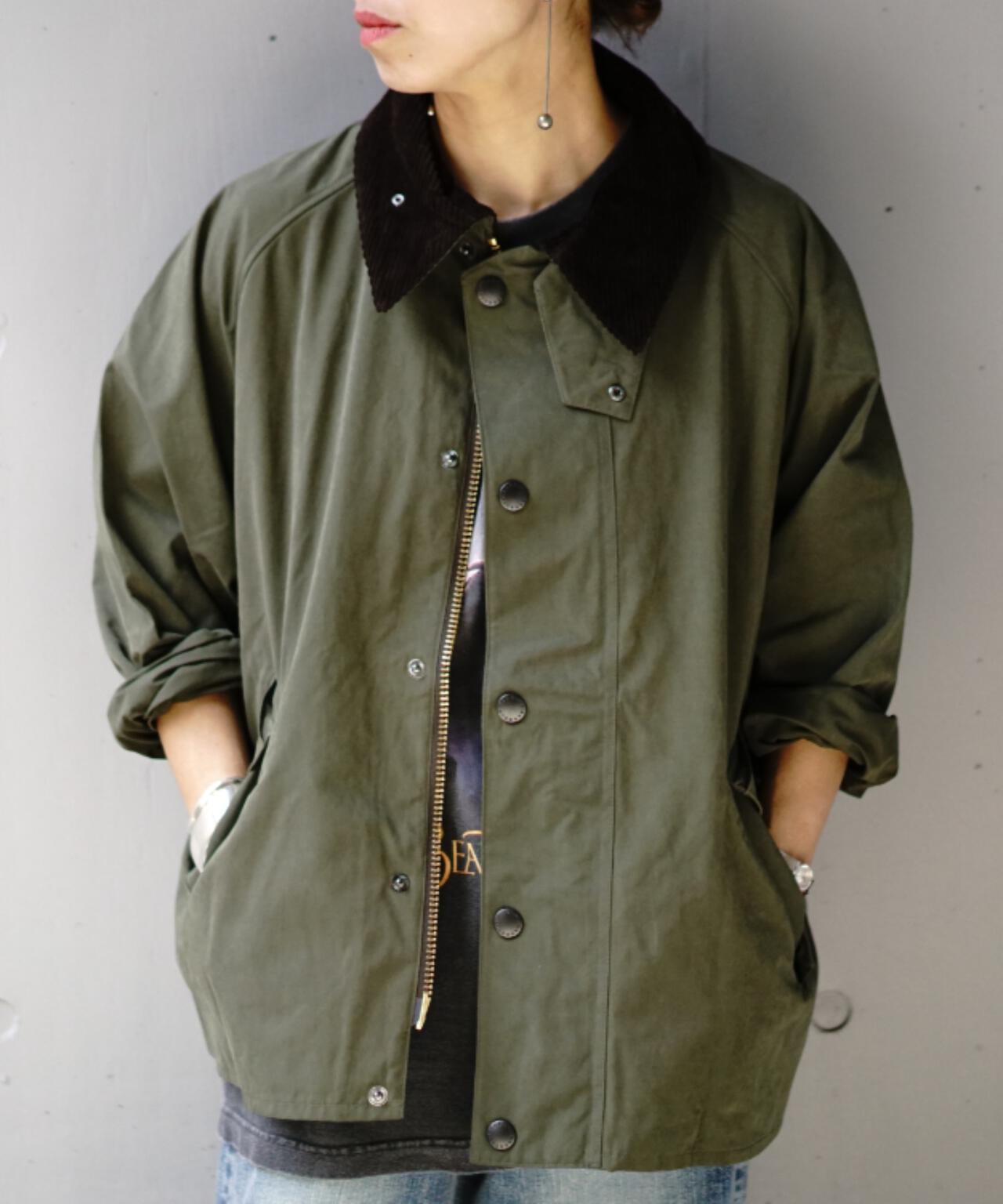 Barbour(バブアー)TRANSPORT / トランスポート/ピーチスキン コットン ショートレングスブルゾン