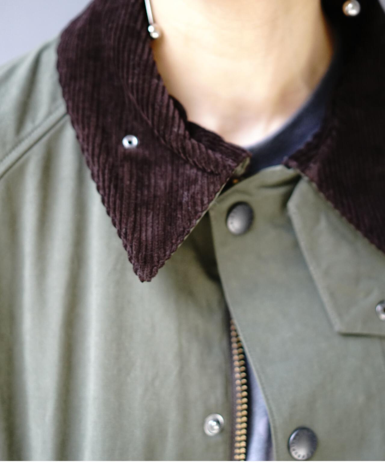Barbour(バブアー)TRANSPORT / トランスポート/ピーチスキン コットン ショートレングスブルゾン