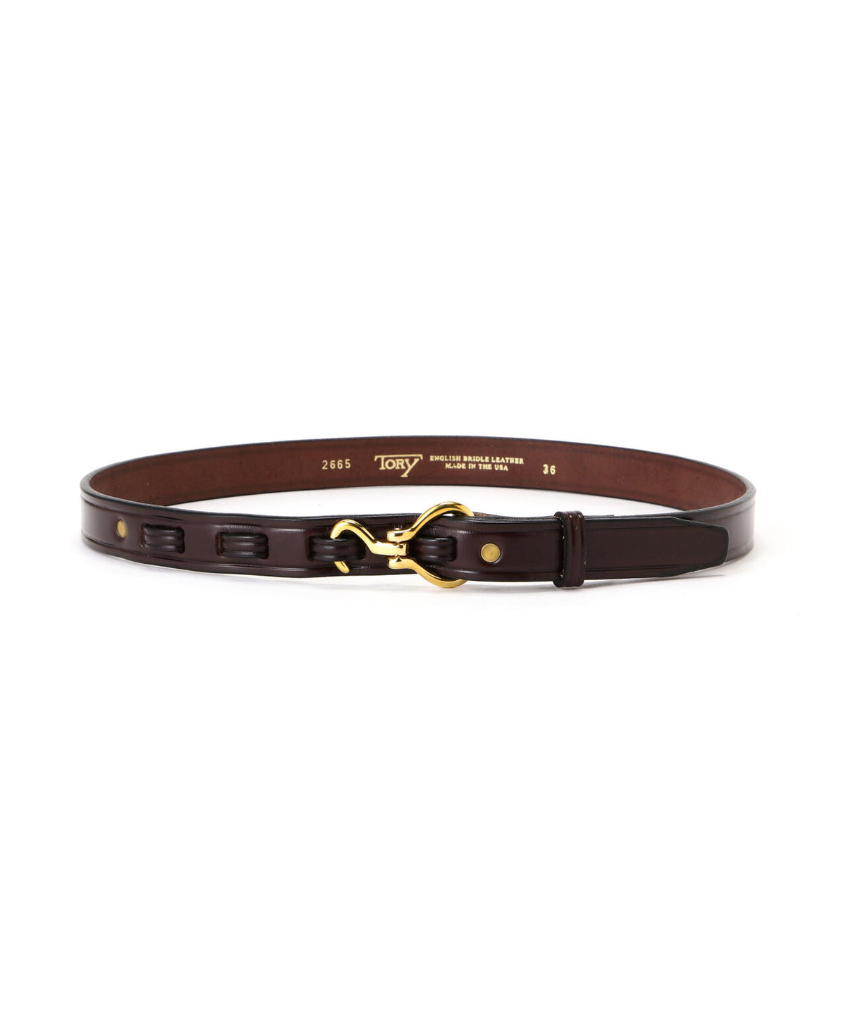 TORY LEATHER(トリーレザー)Brass Mini Hoof Pick Belt