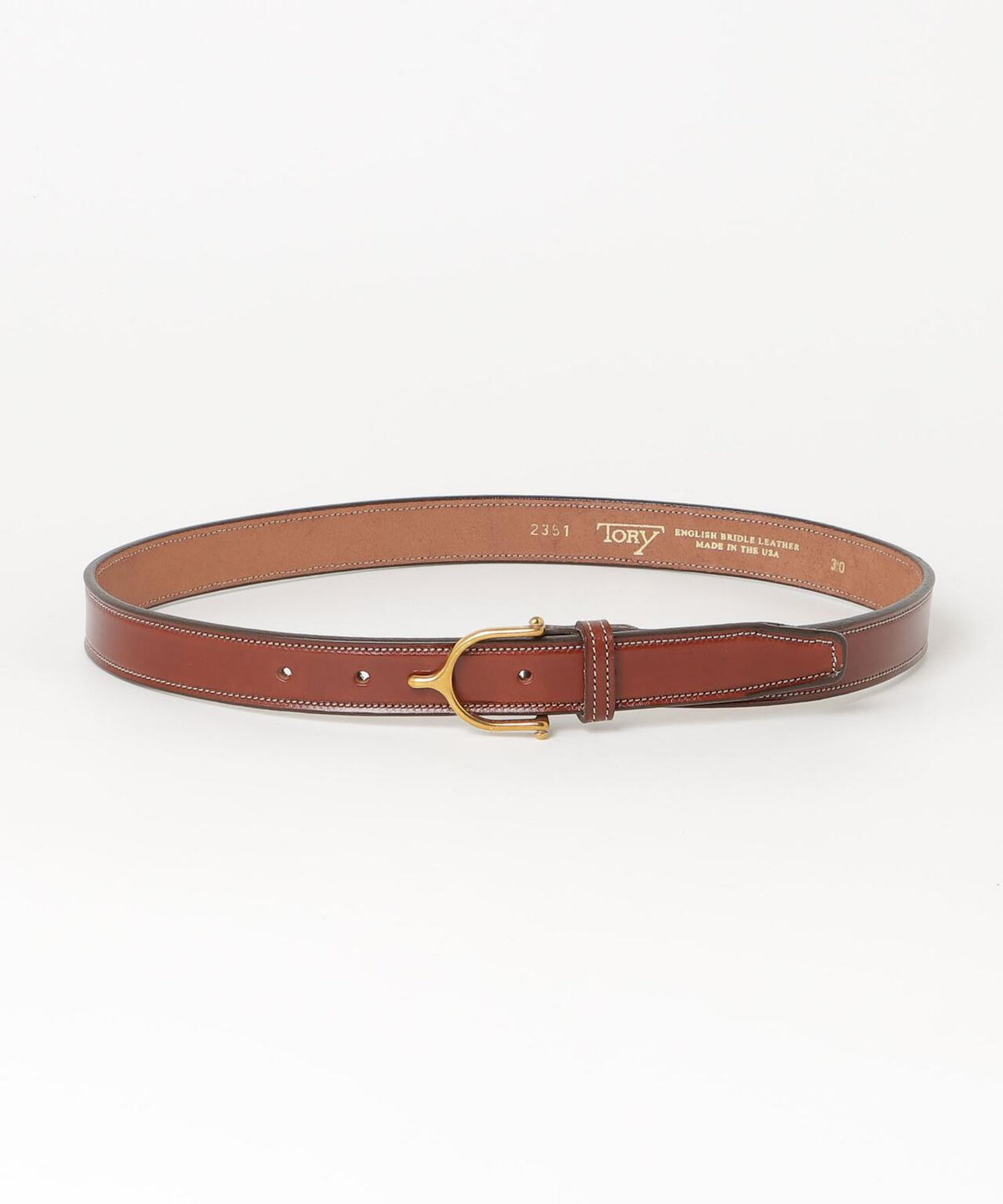TORY LEATHER(トリーレザー) Bridle Leather Spur Belt