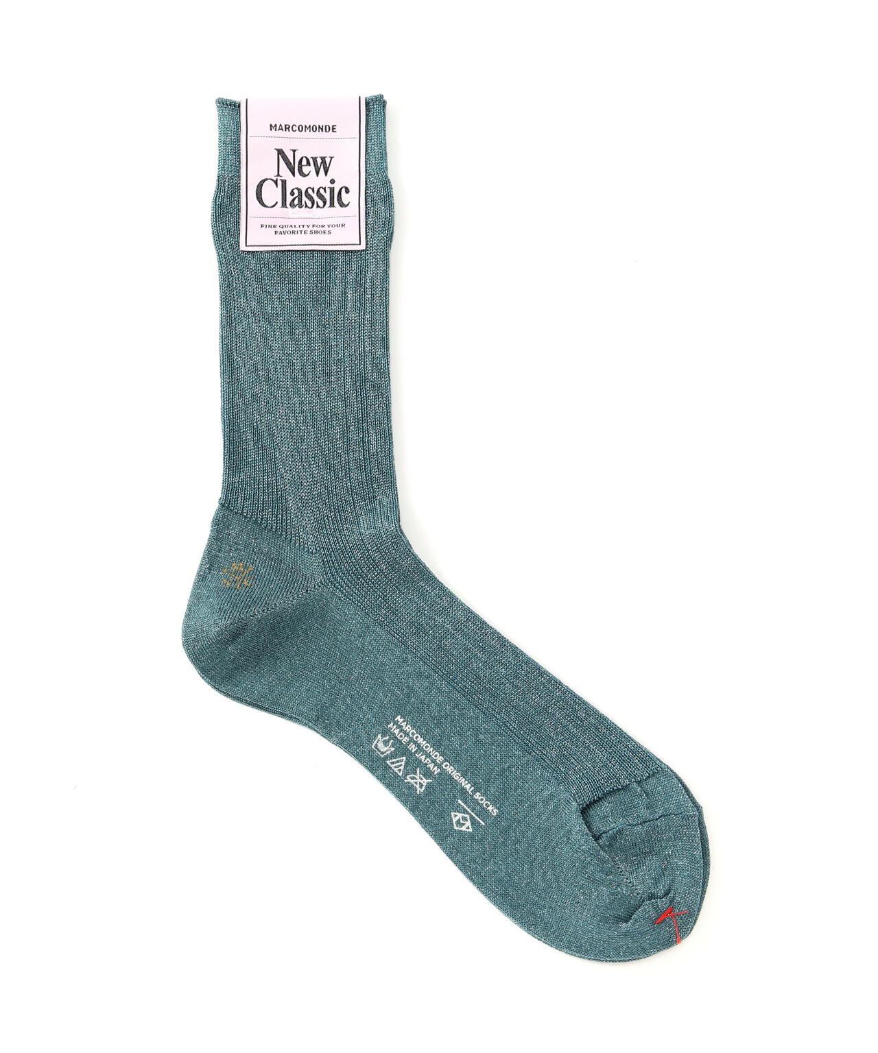 MARCOMONDE(マルコモンド)glitter ribbed socks 20