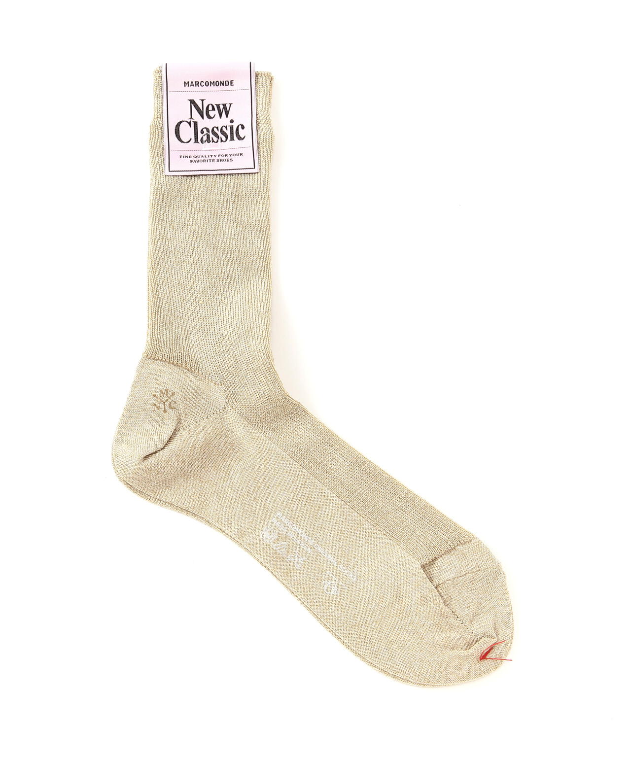 MARCOMONDE(マルコモンド)glitter ribbed socks 20