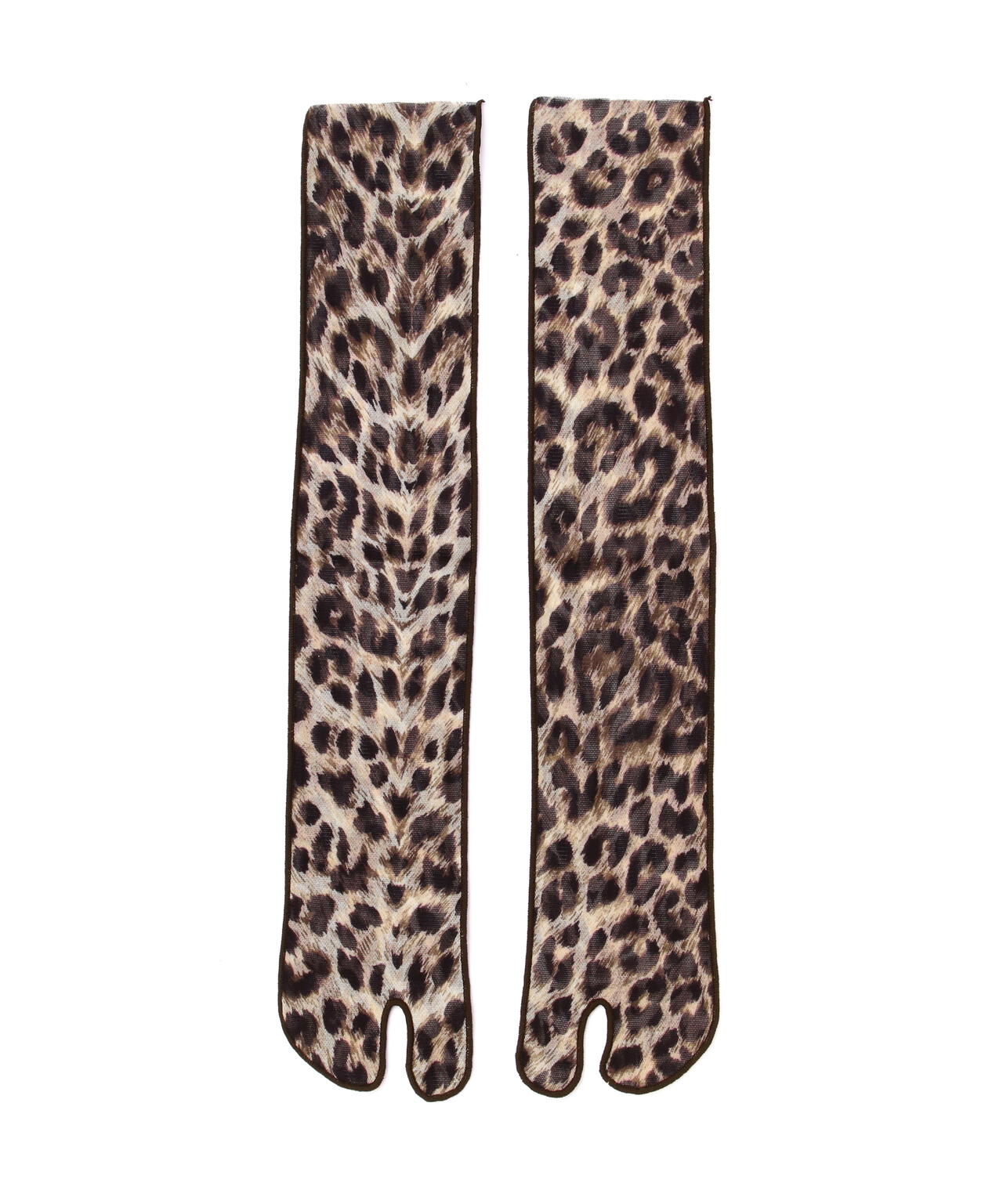 MARCOMONDE(マルコモンド)tulle tabi socks (Leopard)