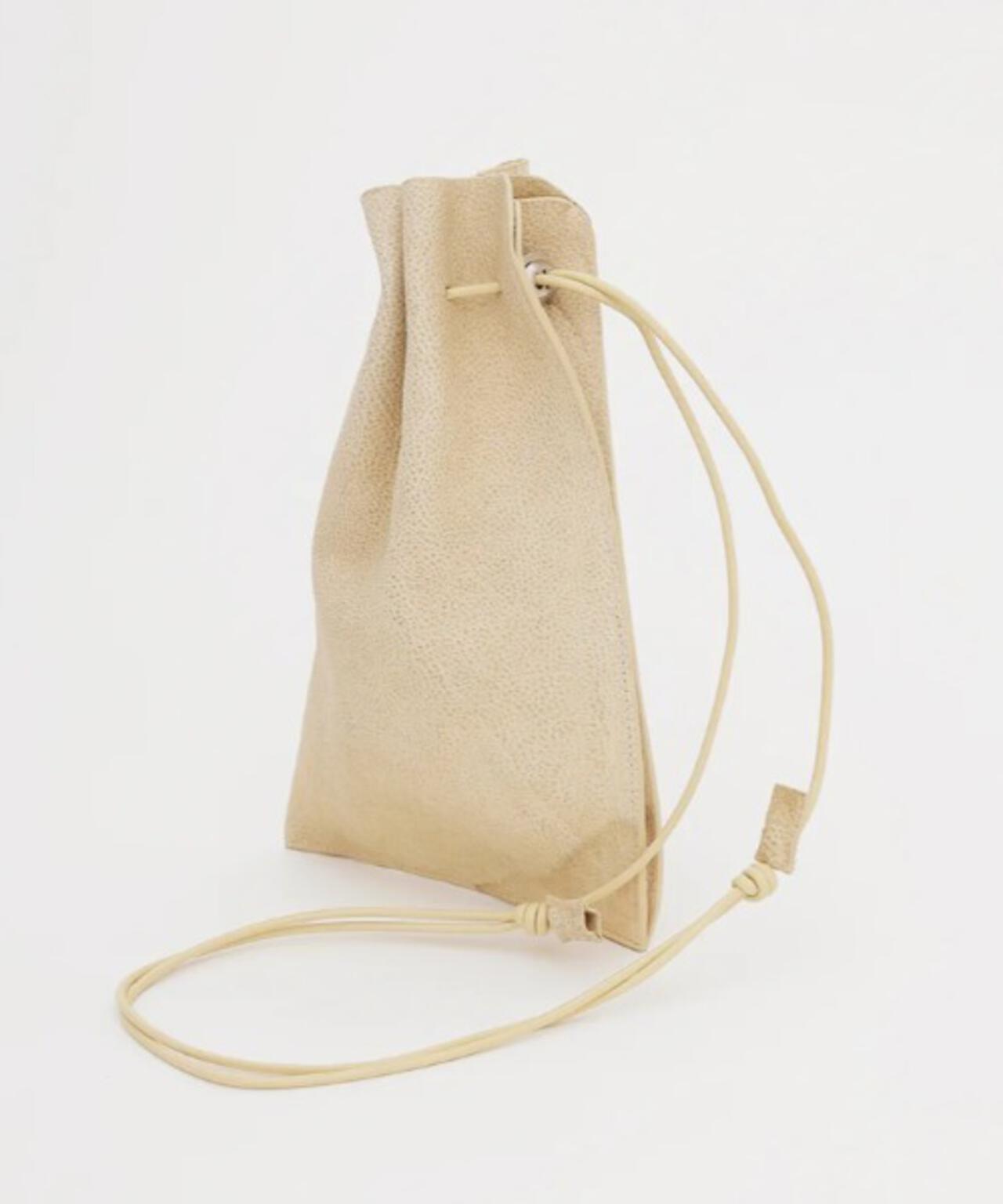 ITTI/イッチ/HERRIE KINCHAKU POUCH - PM / SHIRO