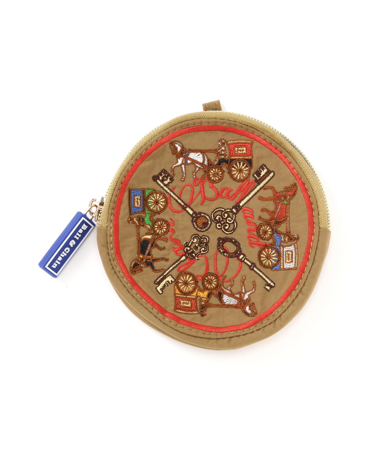 Ball&Chain(ボールアンドチェーン) KEY&CARRIAGE Circle pouch