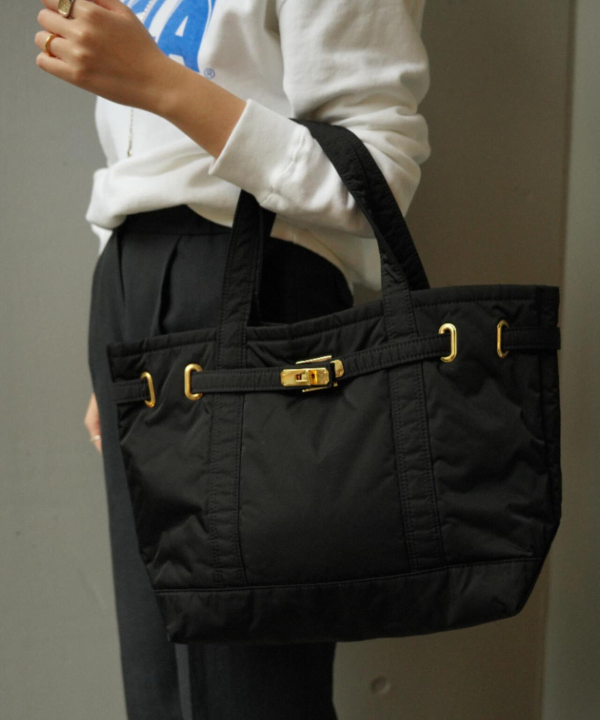 SITA PARANTICA(シータ パランティカ)BONDED POLYESTER TWILLTOTE/Mサイズ
