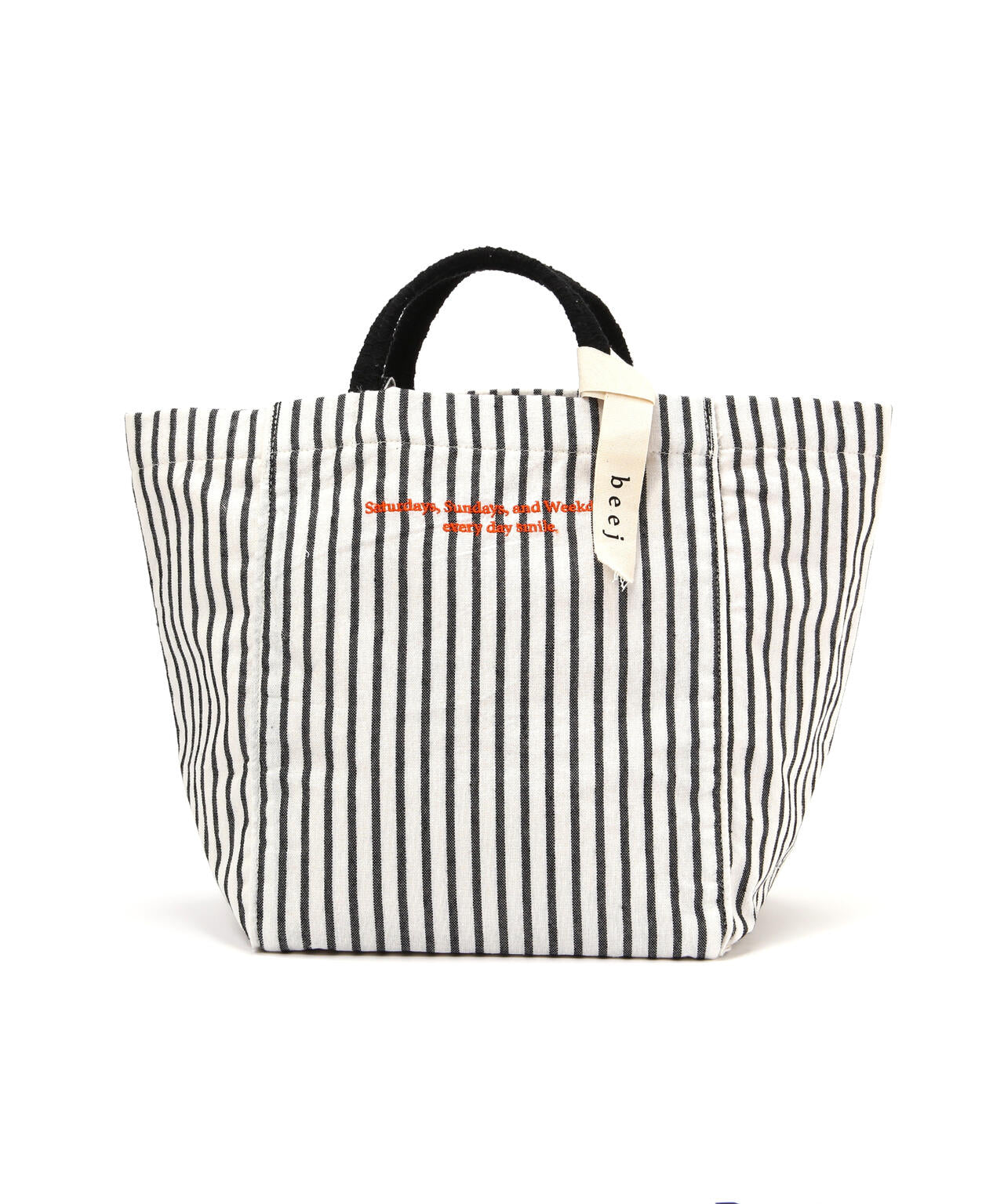 beej(ビージ)stripe fabric bigtote bag