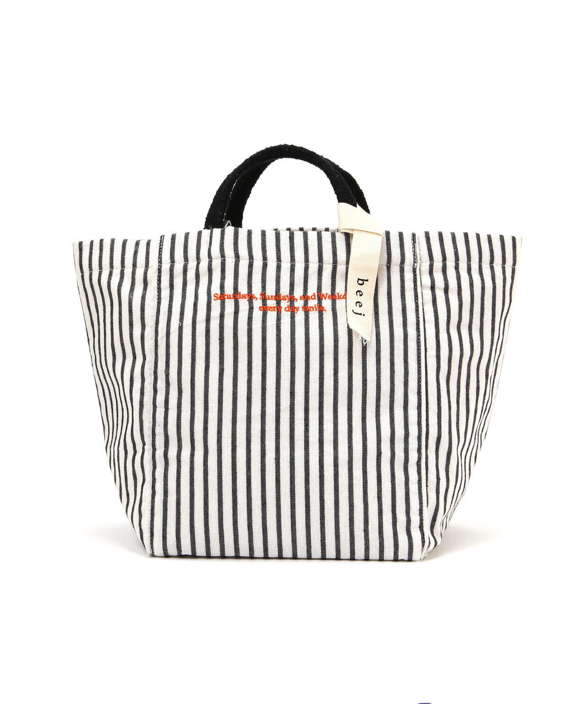 beej(ビージ)stripe fabric bigtote bag