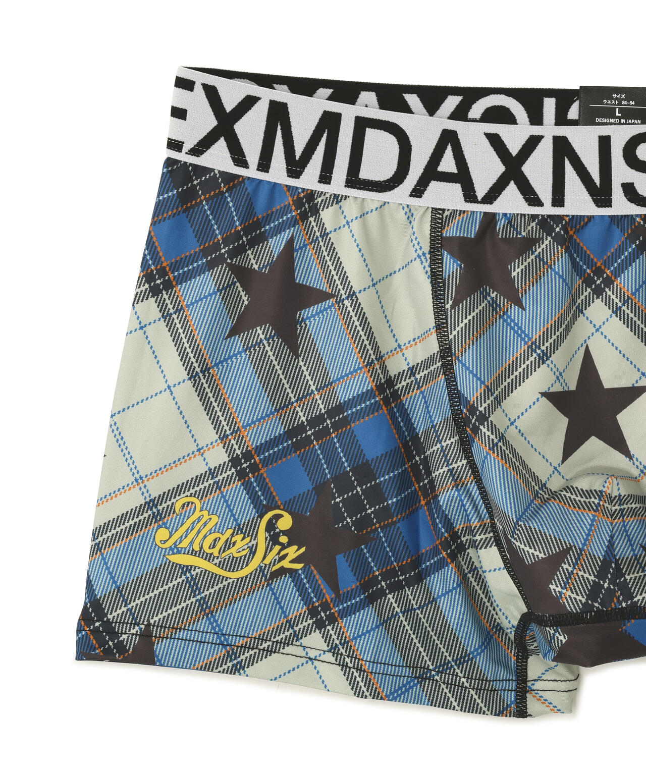 maxsix(マックスシックス)BOXER PANTS / CHECK & STARS