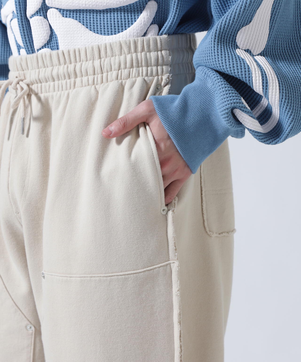 RENOVA/レノバ DOUBLE KNEE SWEAT PANTS ダブルニー スウェットパンツ