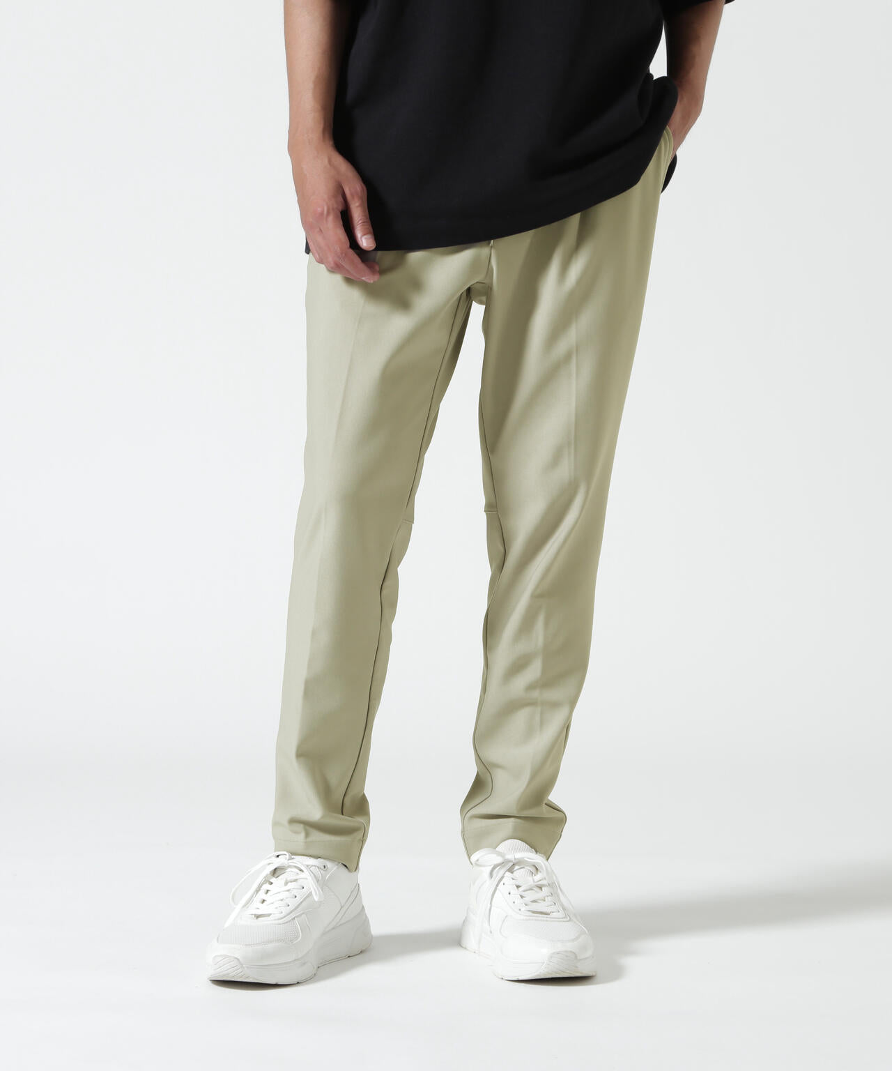 PIUORO(ピウオロ) HI TENSION KNIT TUCK PT