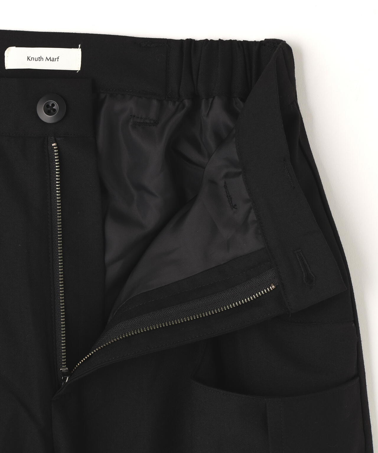 Knuth Marf(クヌースマーフ)pierced drape pants(unisex)/stripegray