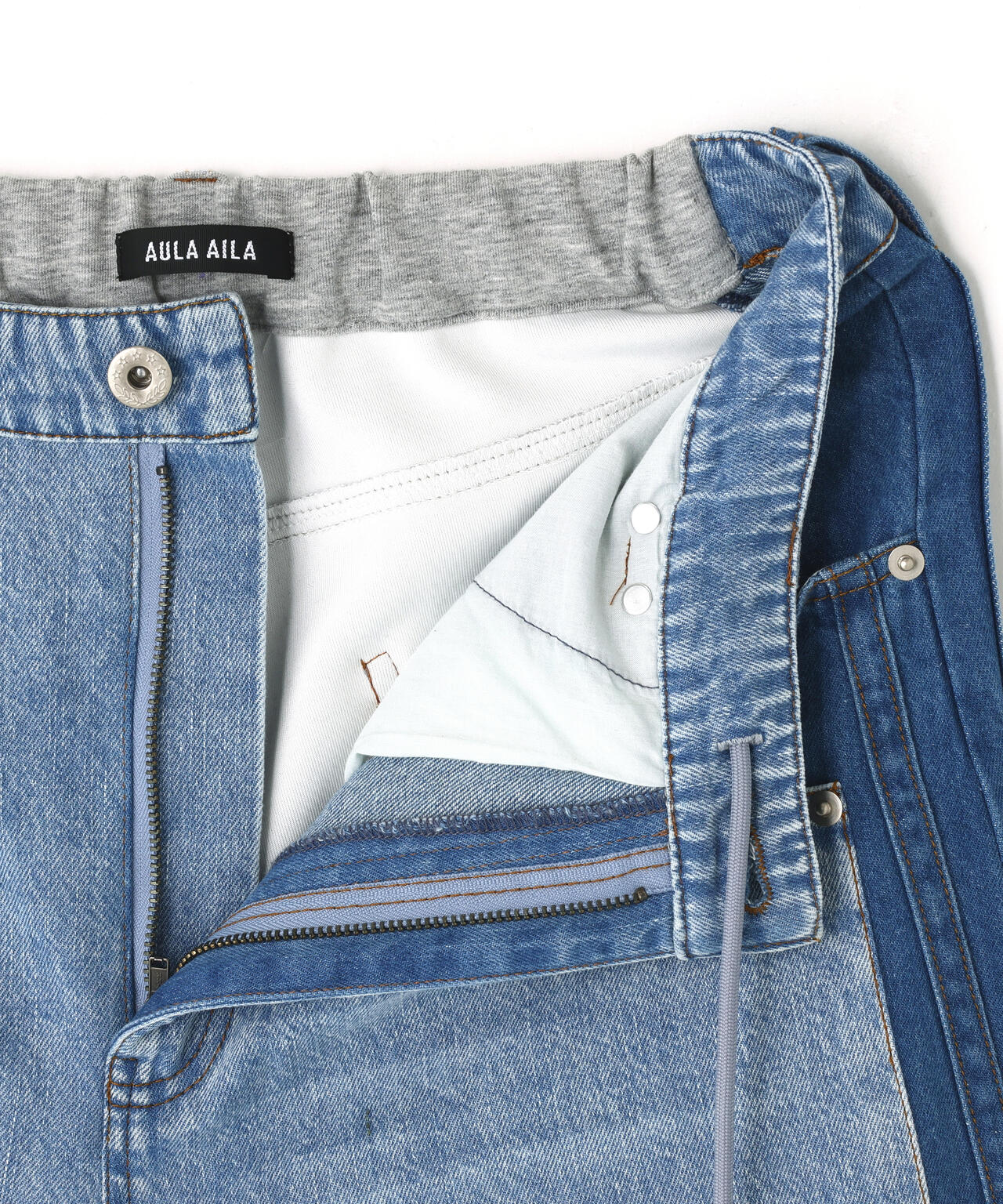 AULA AILA(アウラ アイラ)別注コクーンシルエットデニムパンツ