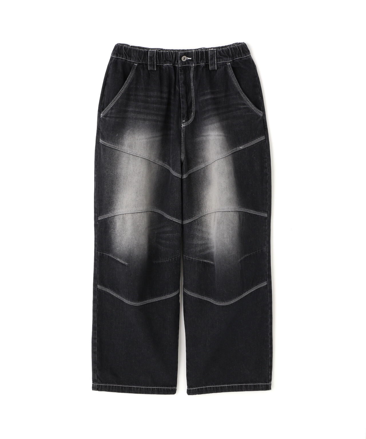 RENOVA(レノバ)BIKER DENIM EASY PANTS