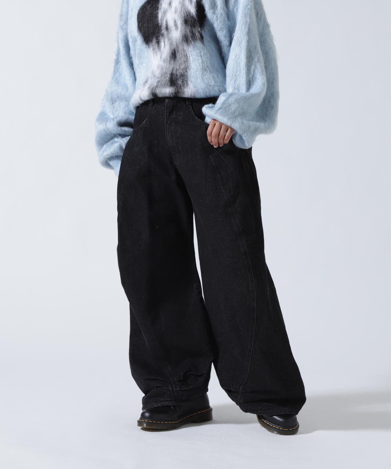 Knuth Marf(クヌースマーフ)tuck design denim pants