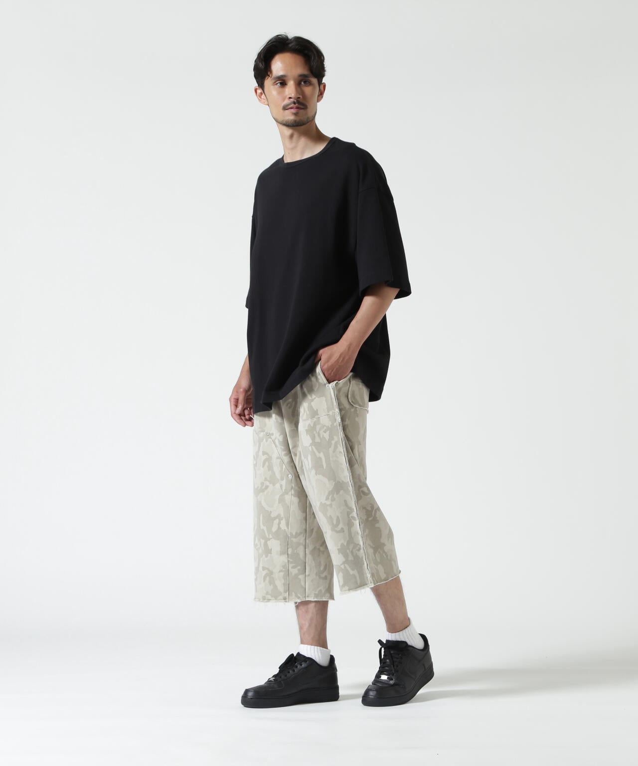 RENOVA / DOUBLE KNEE SWEAT SHORTS ダブルニー スウェットショーツ