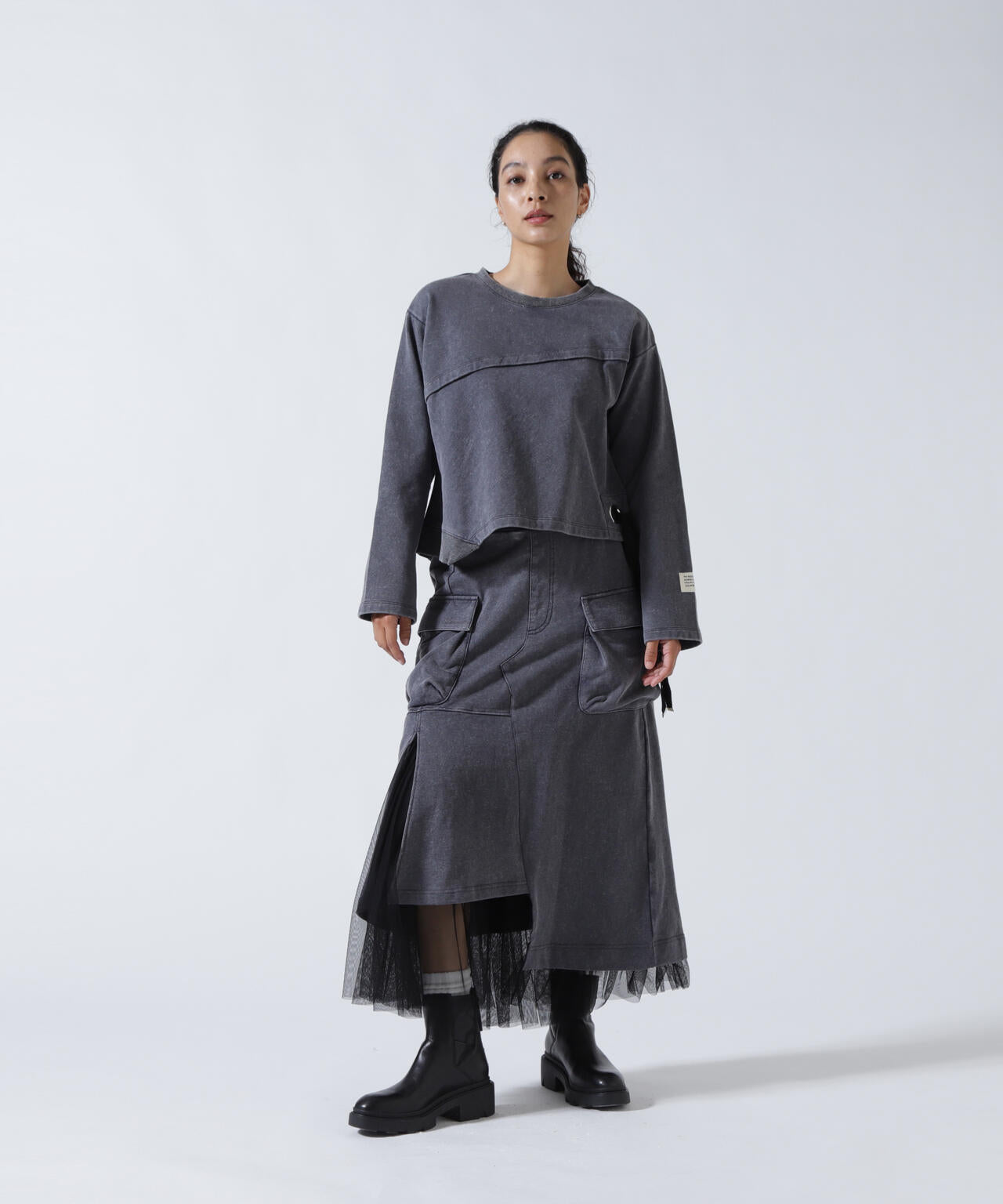 AVIREXxAULA AILA(アヴィレックスxアウラ)チュールコンビスカート