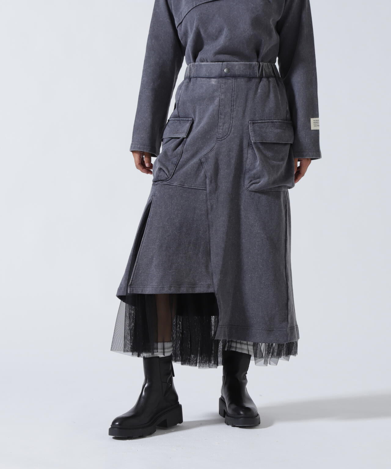 AVIREXxAULA AILA(アヴィレックスxアウラ)チュールコンビスカート