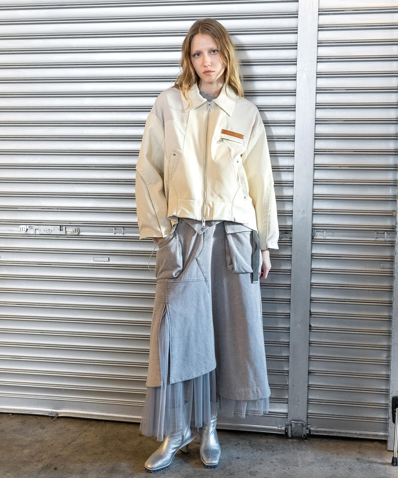 AVIREXxAULA AILA(アヴィレックスxアウラ)チュールコンビスカート