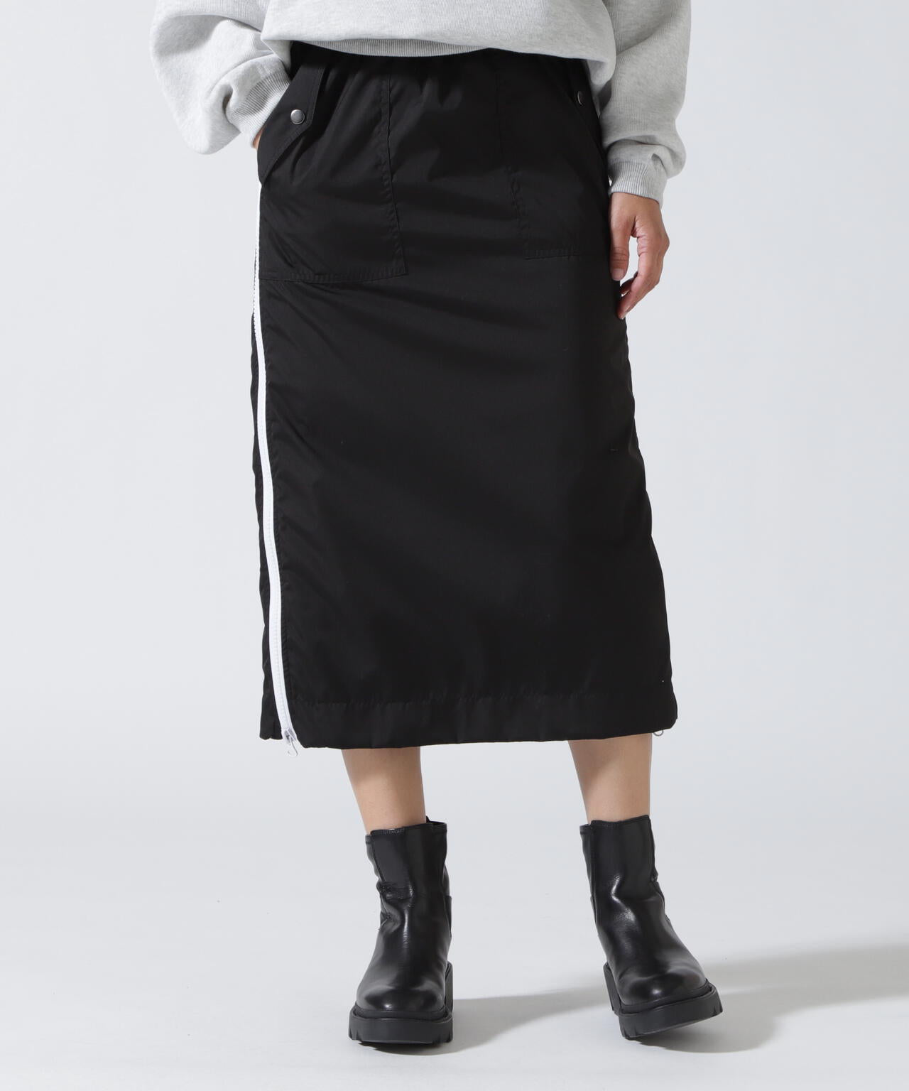 DROIT BELLO(ドロイトベロ)サイドZIPプリーツスカート
