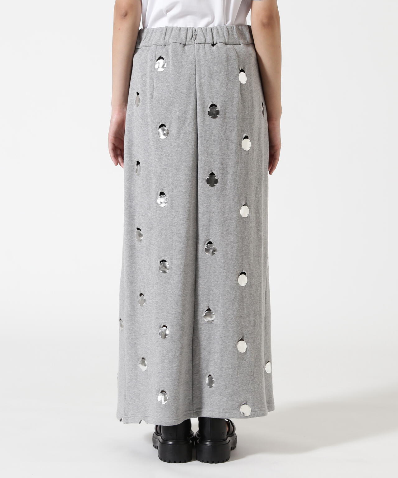 RUMCHE(ラムシェ) 別注DOT MIRROR SWEAT SKIRT