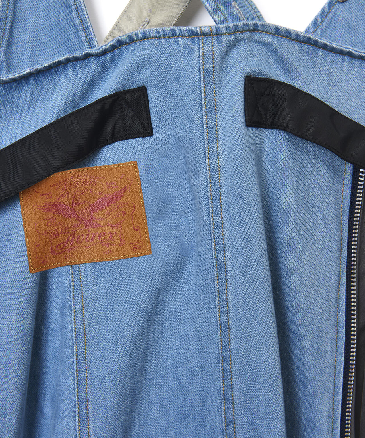 AVIREXxAULA AILA(アヴィレックスxアウラアイラ)サイドプリーツジャンスカ