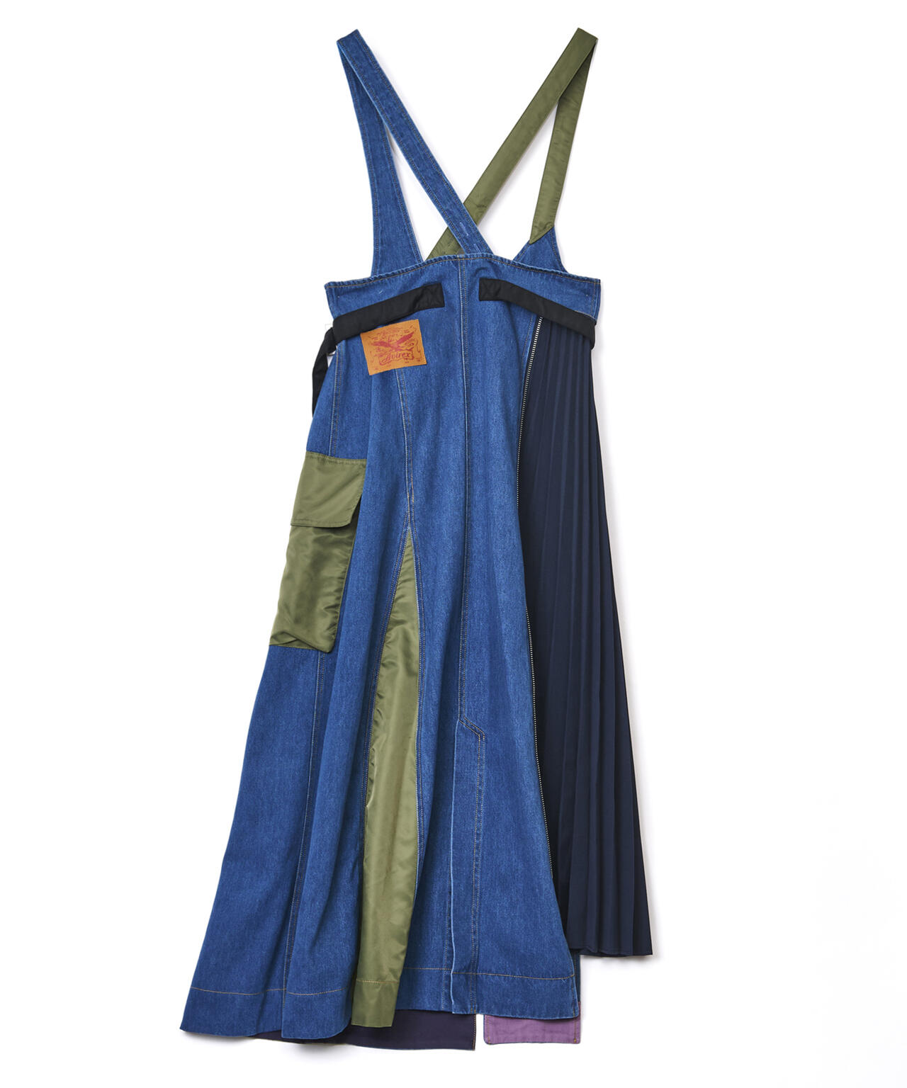 AVIREXxAULA AILA(アヴィレックスxアウラアイラ)サイドプリーツジャンスカ