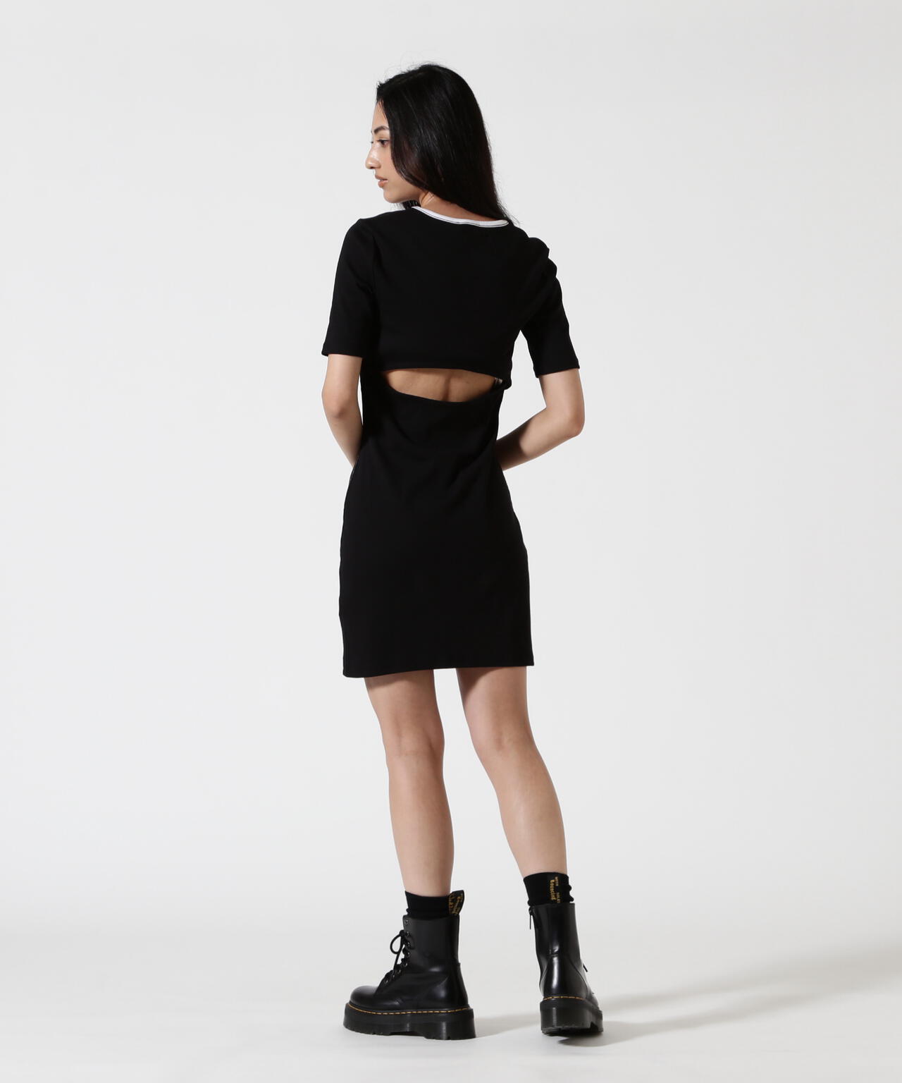 Calvin Klein (カルバンクライン)BABY RIB CUTOUT MNI DRESS/ LV047F224G