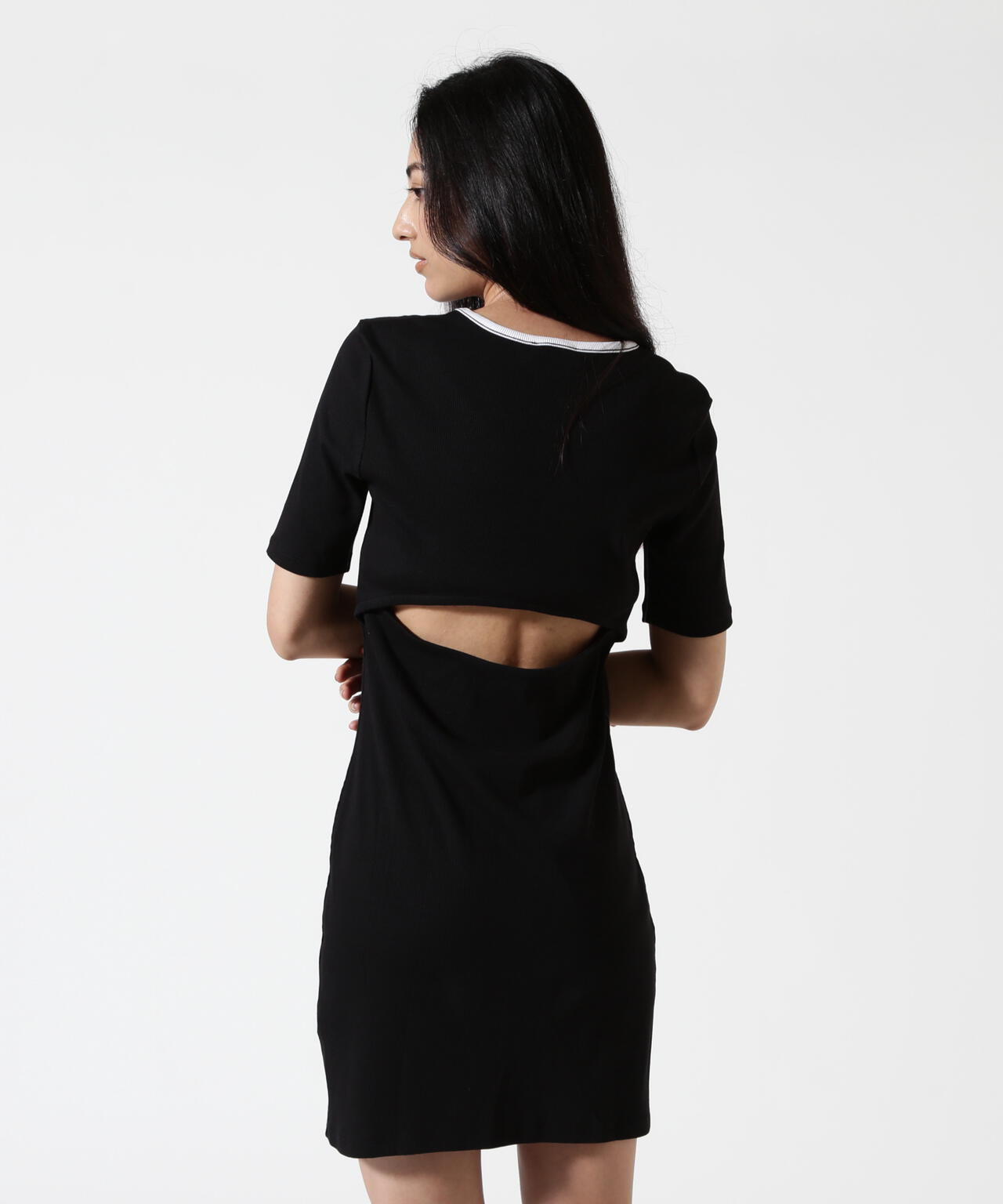 Calvin Klein (カルバンクライン)BABY RIB CUTOUT MNI DRESS/ LV047F224G