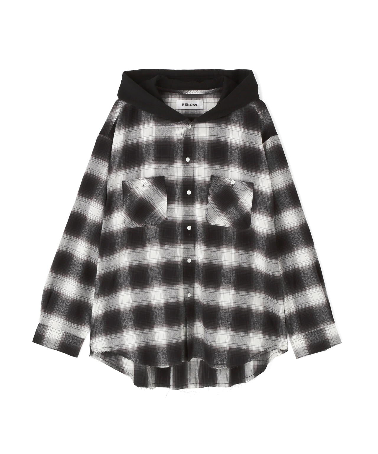 RENOVA/レノバ CUT SEAM HOODED SHIRTS
