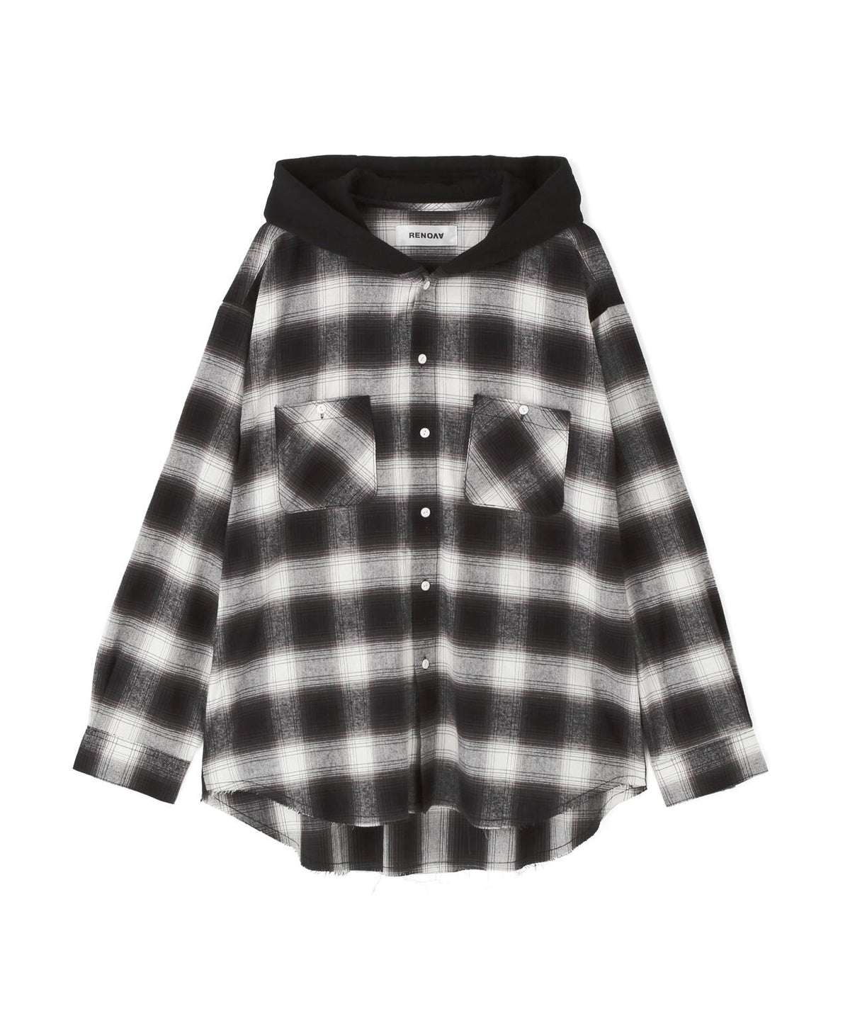 RENOVA/レノバ CUT SEAM HOODED SHIRTS