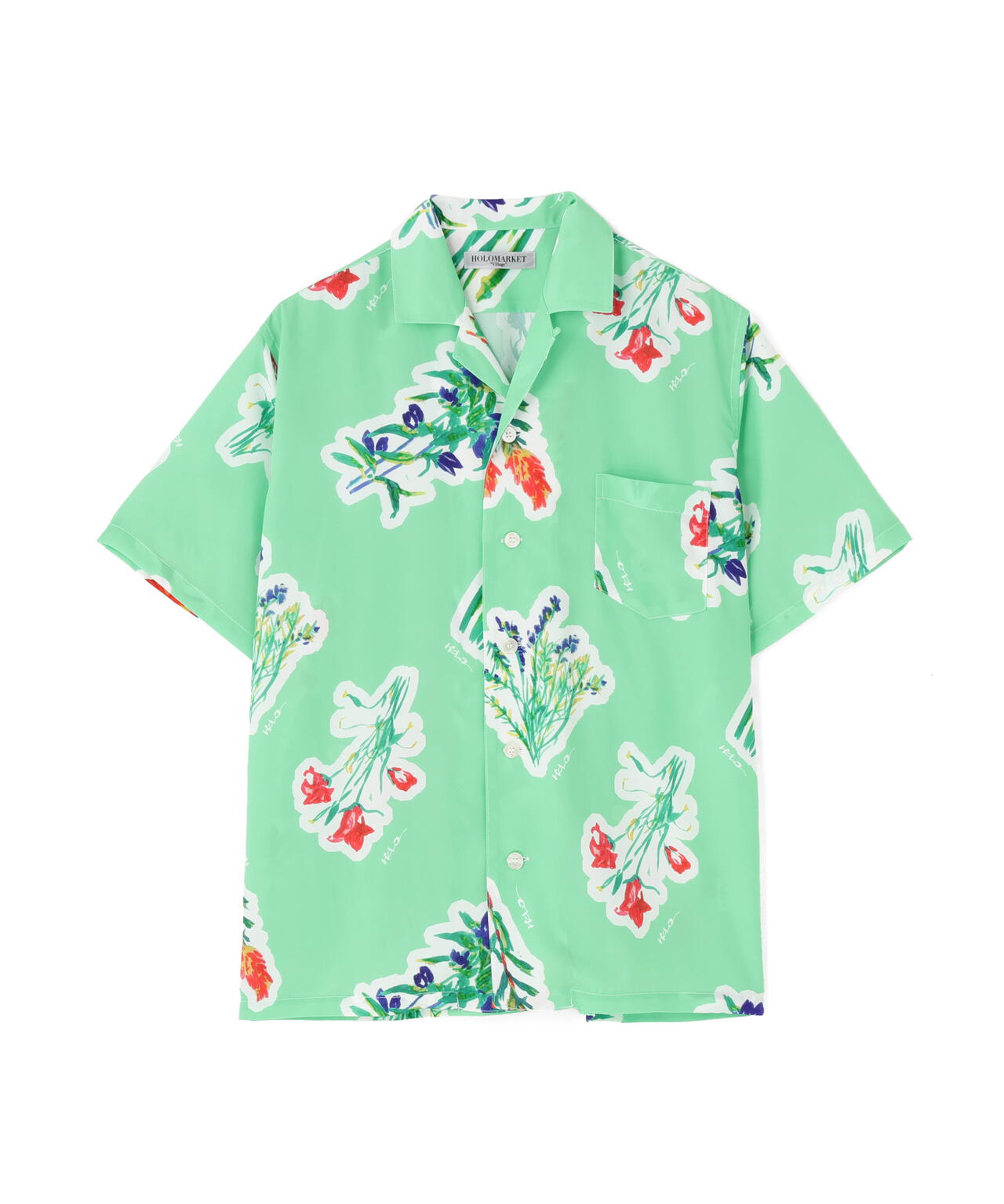 HOLO MARKET(ホロマーケット)HMV S/S SHIRTS / 総柄アロハ半袖シャツ