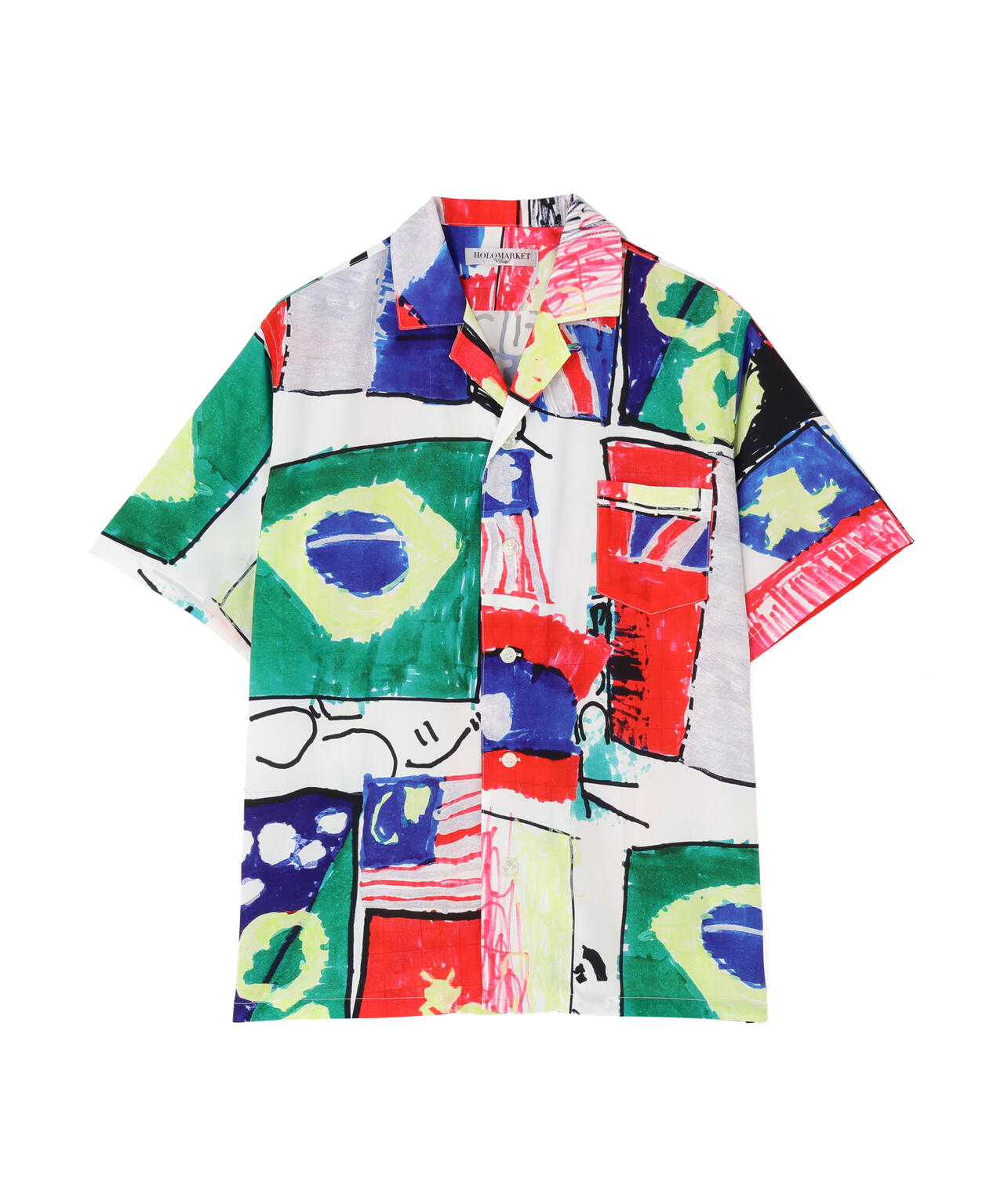 HOLO MARKET(ホロマーケット)HMV S/S SHIRTS / 総柄アロハ半袖シャツ