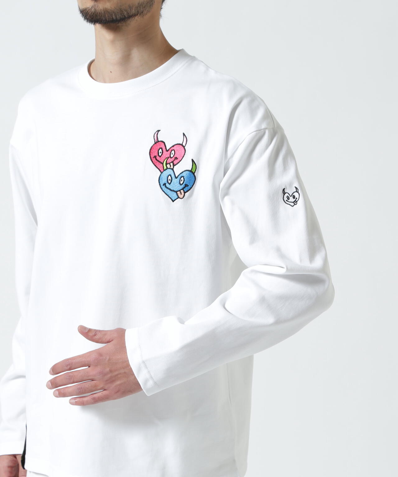 maxsix(マックスシックス)DOUBLE HERT L/S TEE
