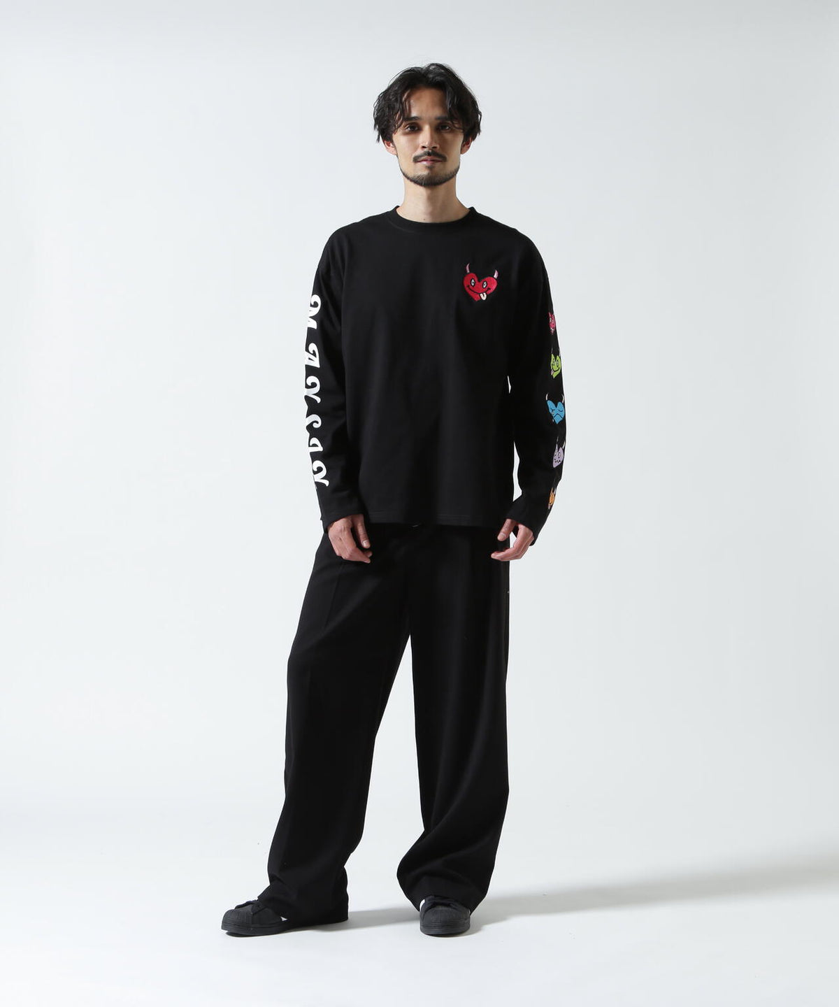 maxsix(マックスシックス)HEART SLEEVES L/S TEE